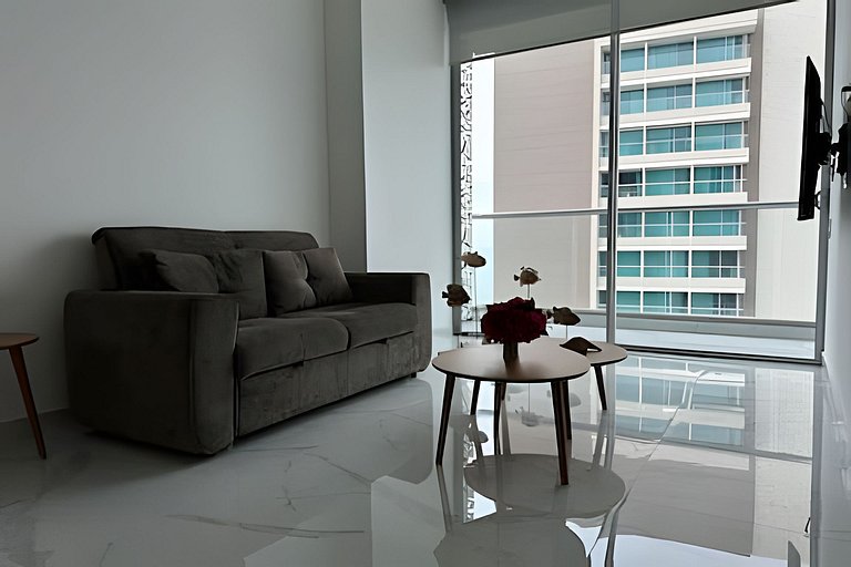 Apartamento vista frontal al mar