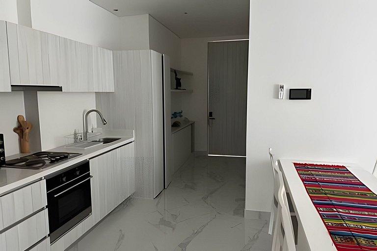 Apartamento vista frontal al mar