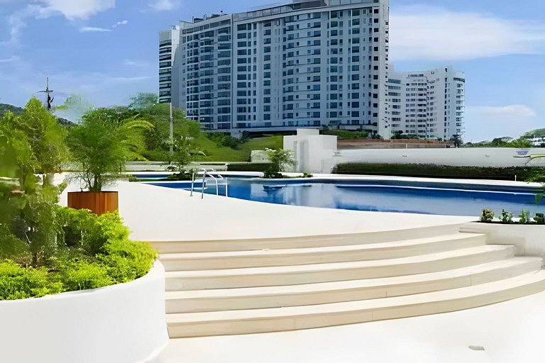 Nuevo en Rodadero, vista al mar