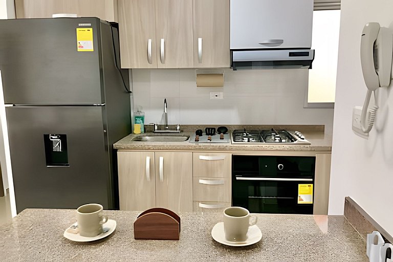 Nuevo en Rodadero, vista al mar