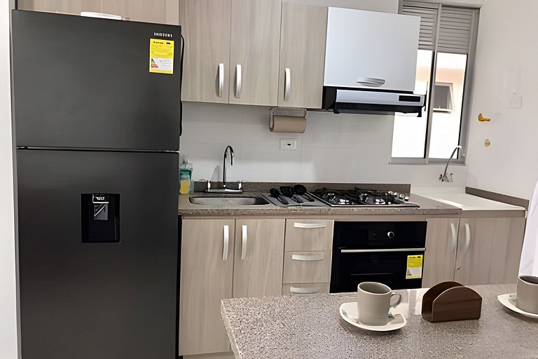 Nuevo en Rodadero, vista al mar