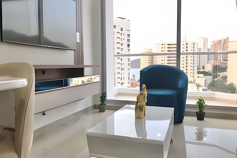 Nuevo en Rodadero, vista al mar