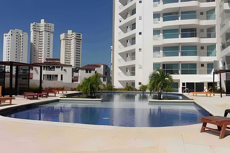 Nuevo en Rodadero, vista al mar