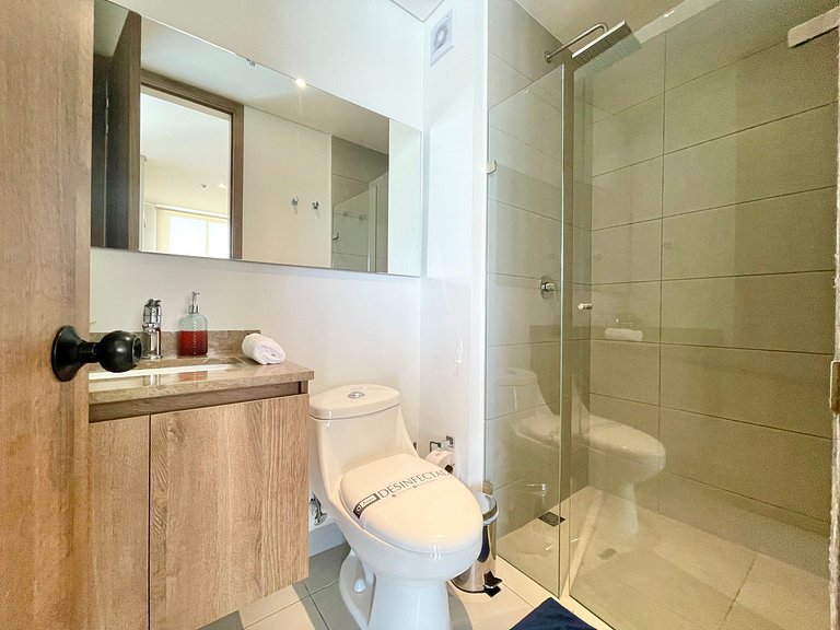 Ámbar roca frente a la playa